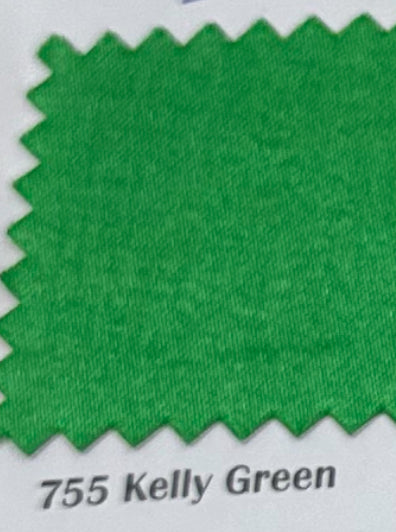 Satín regular #755 Kelly Green