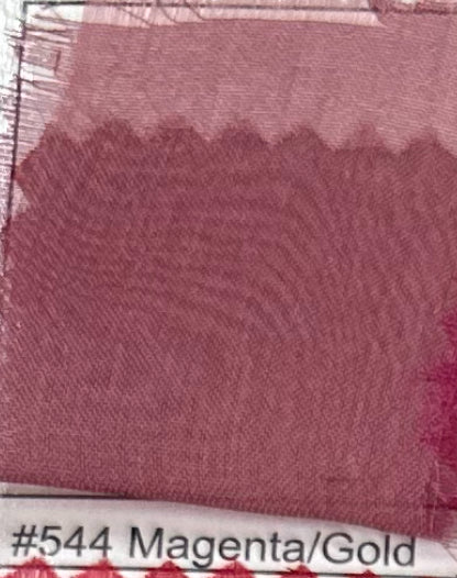 Chifón tornasol 544 Magenta/gold
