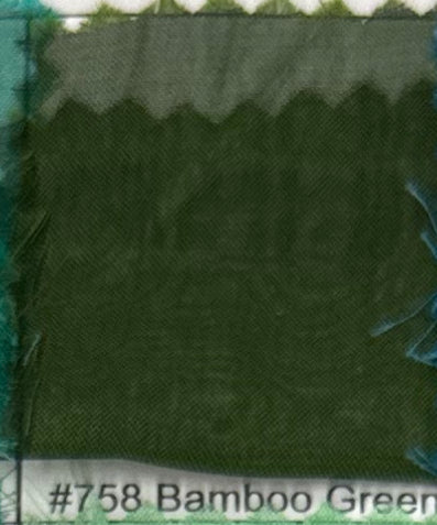 Chifón tornasol 758 Bamboo green