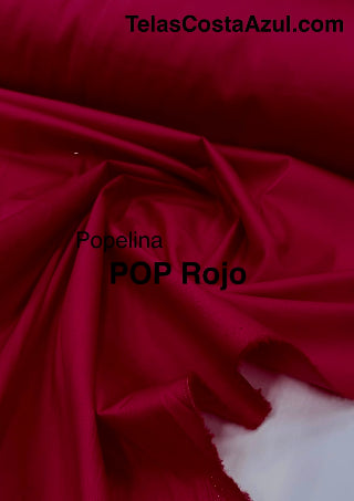 POPELINA POP ROJO
