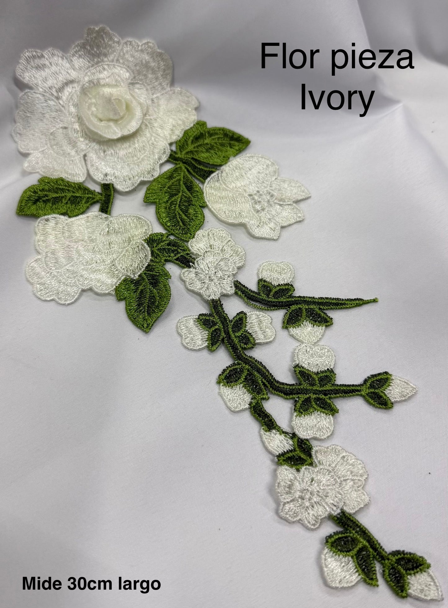 Pieza flor Ivory