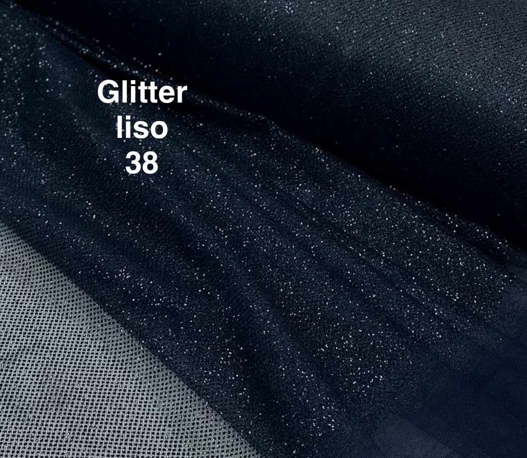 Tul Glitter liso 38