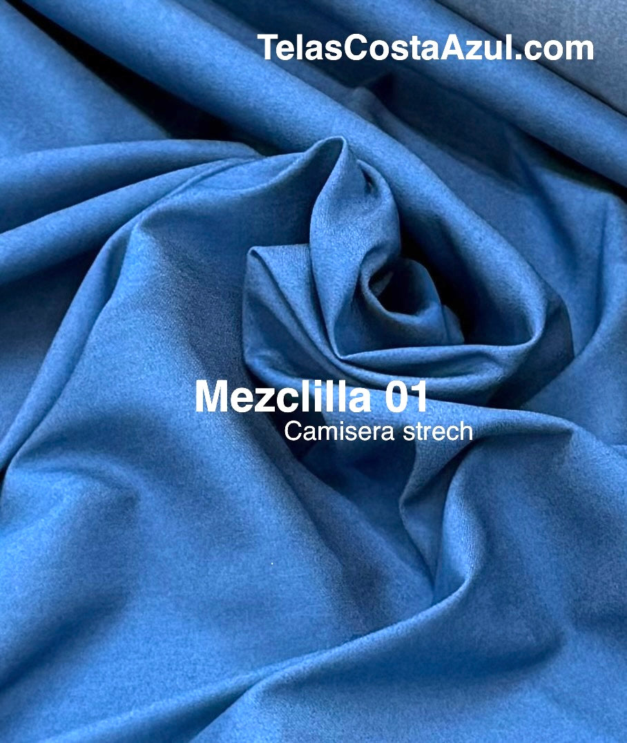 Mezclilla 01 Camisera strech
