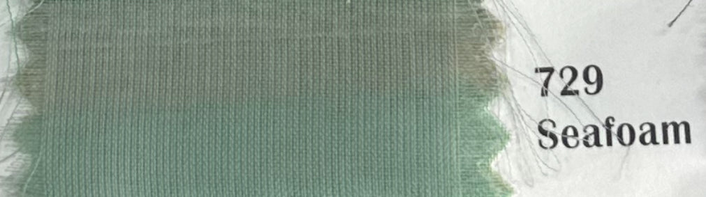 Chifón mate 729 Seafoam