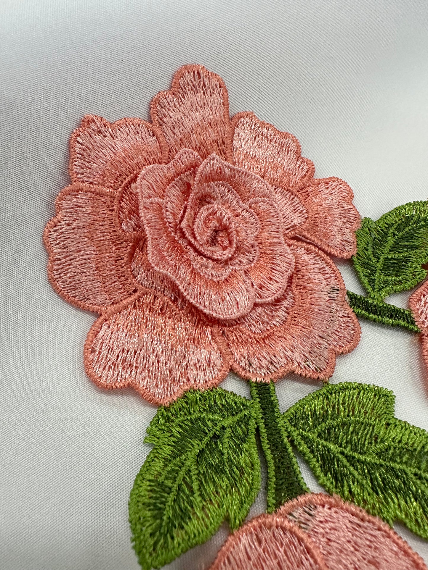 Pieza de flor durazno