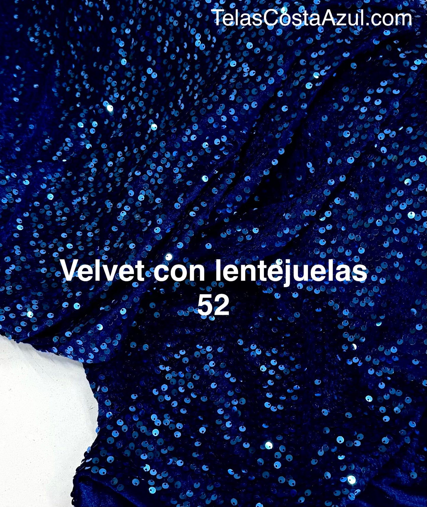Velvet con lentejuelas 52