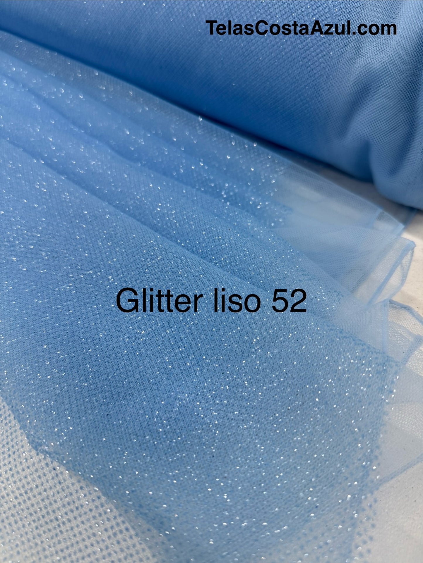 Tul glitter liso 52