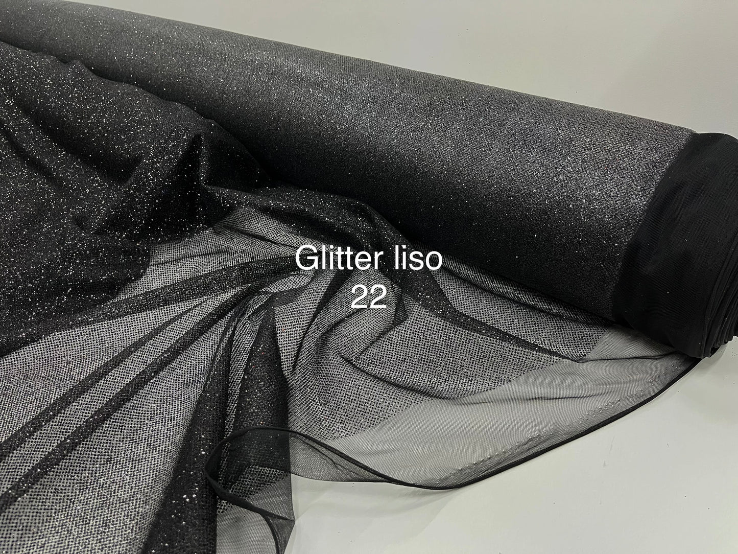 Tul Glitter liso 22