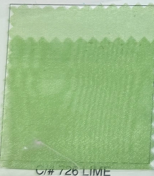 Organza satinada #726 Lime
