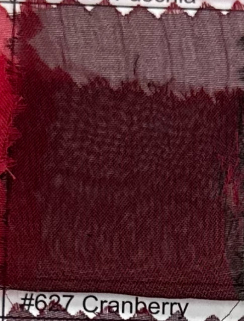 Chifón tornasol 627 Cranberry