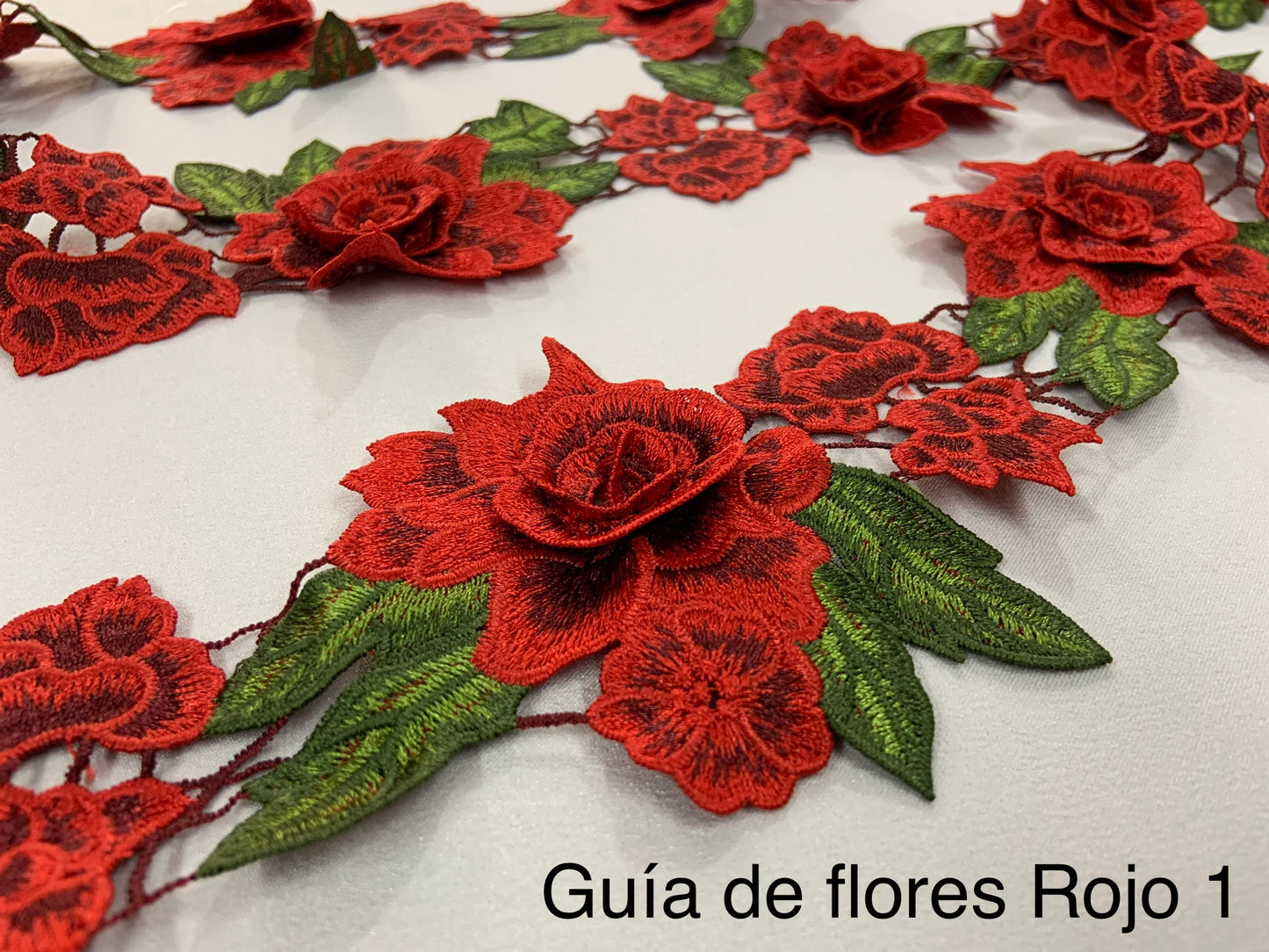 Guía de flores Rojo 1