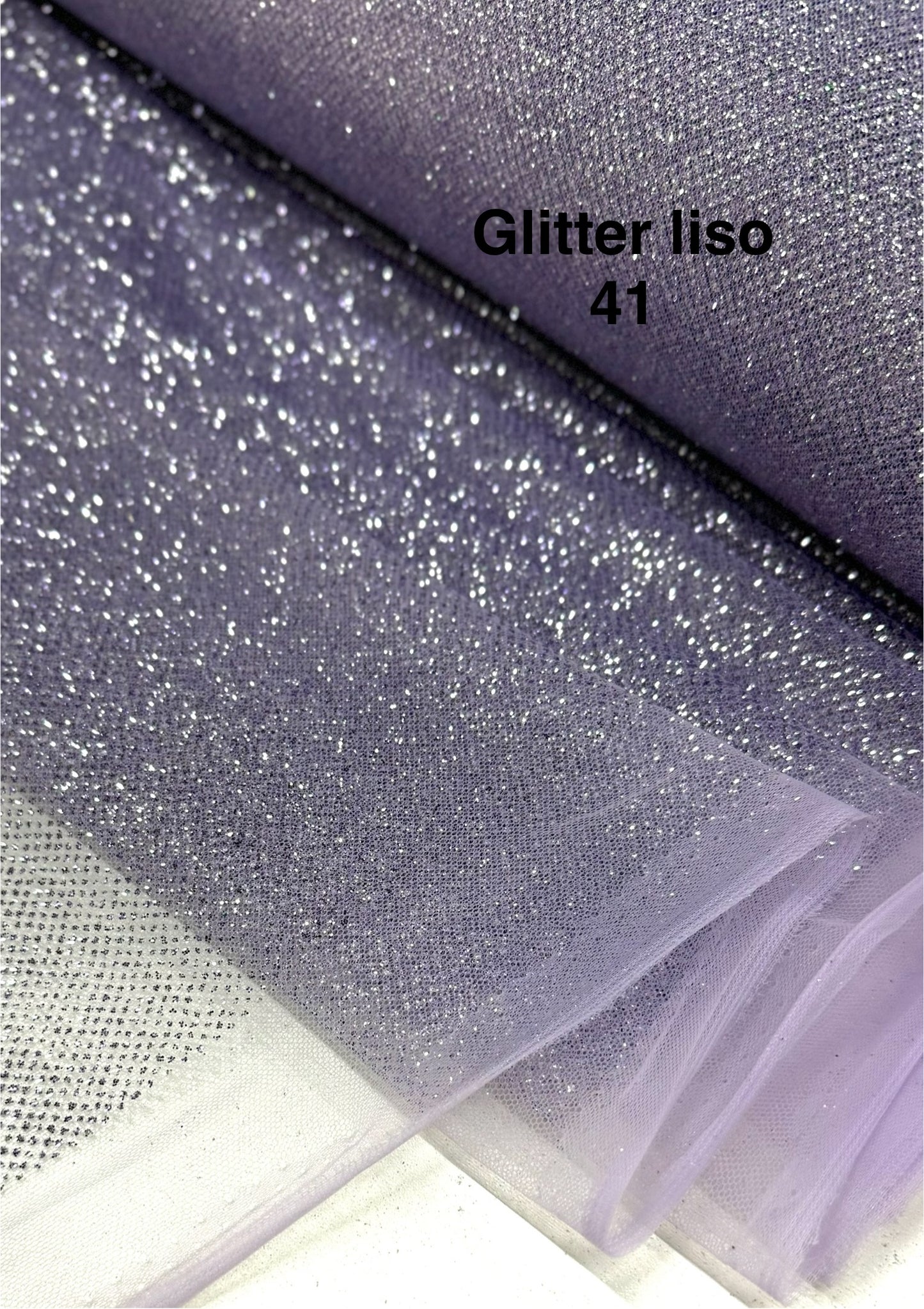 Tul Glitter liso 41