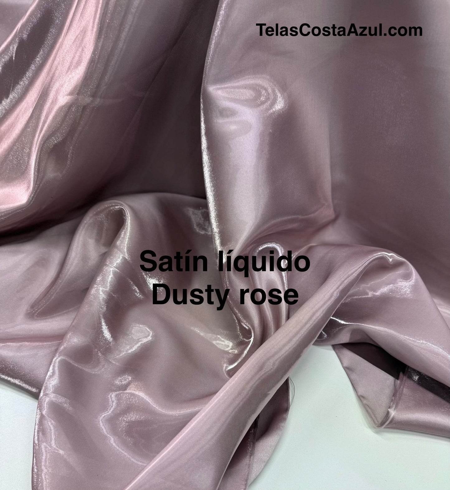 Satín líquido Dusty rose