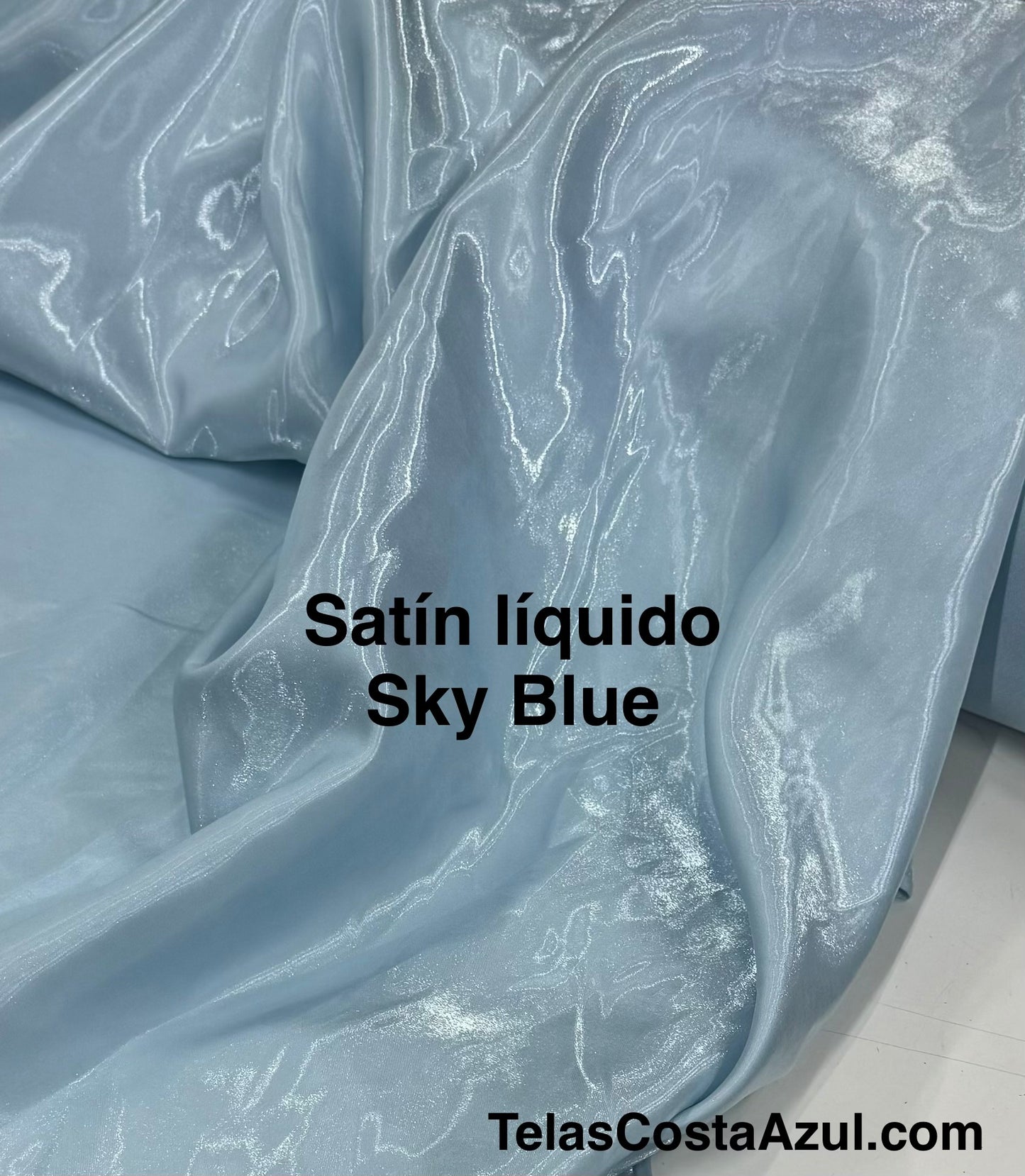 SATIN LIQUIDO SKY BLUE