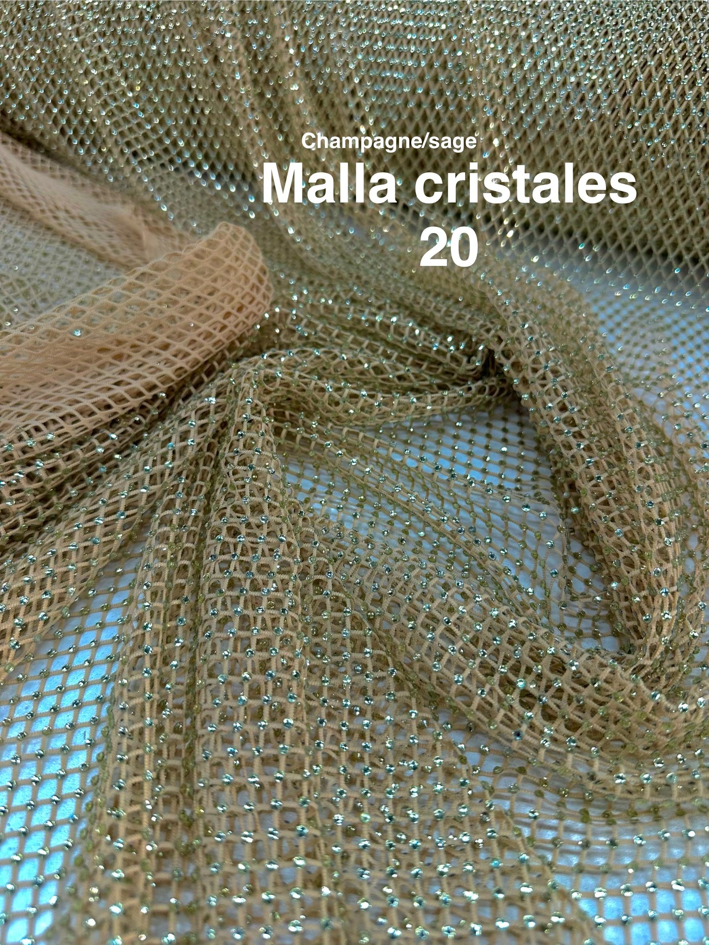 Malla con cristales 20