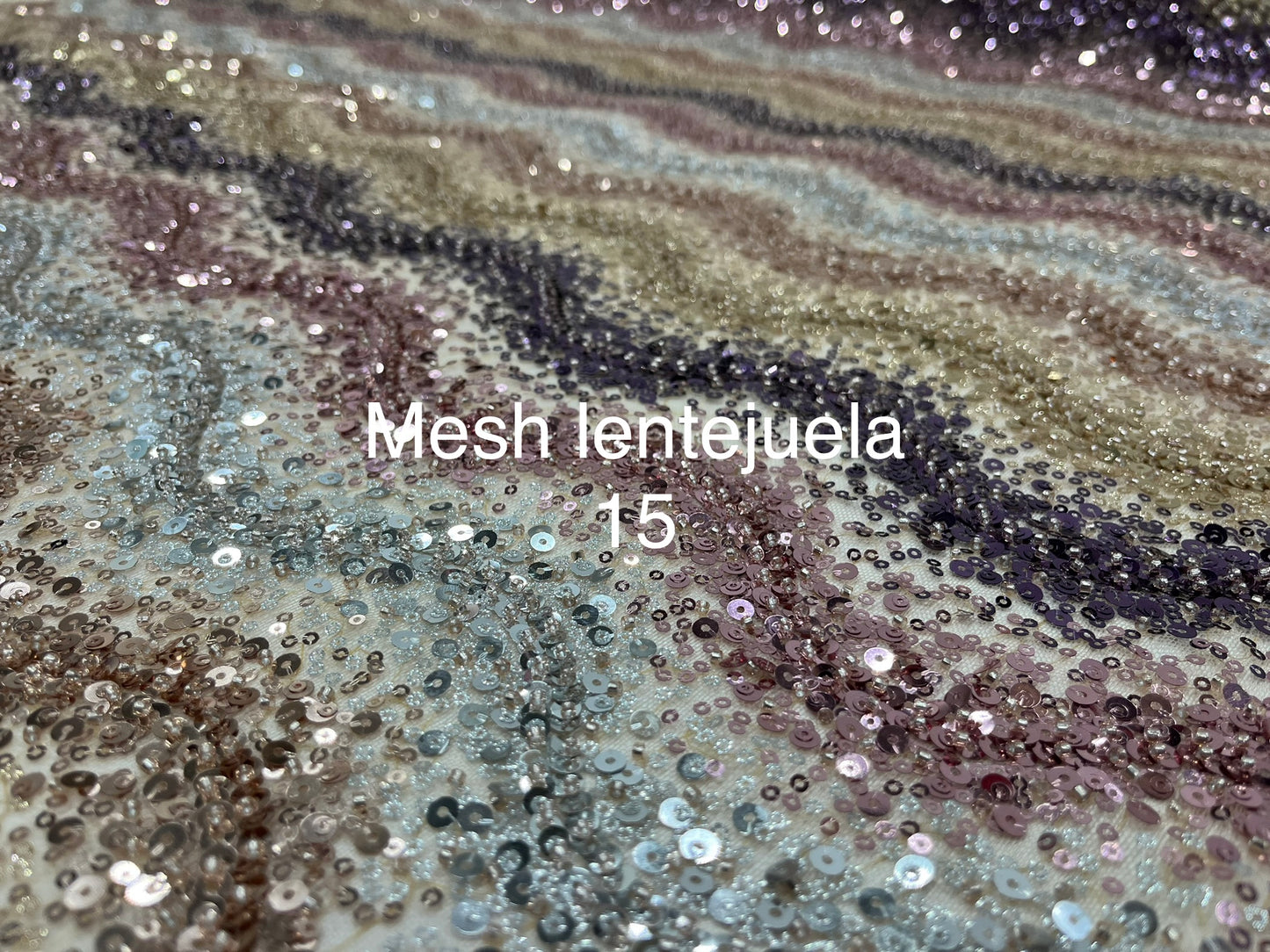 Mesh lentejuelas 15