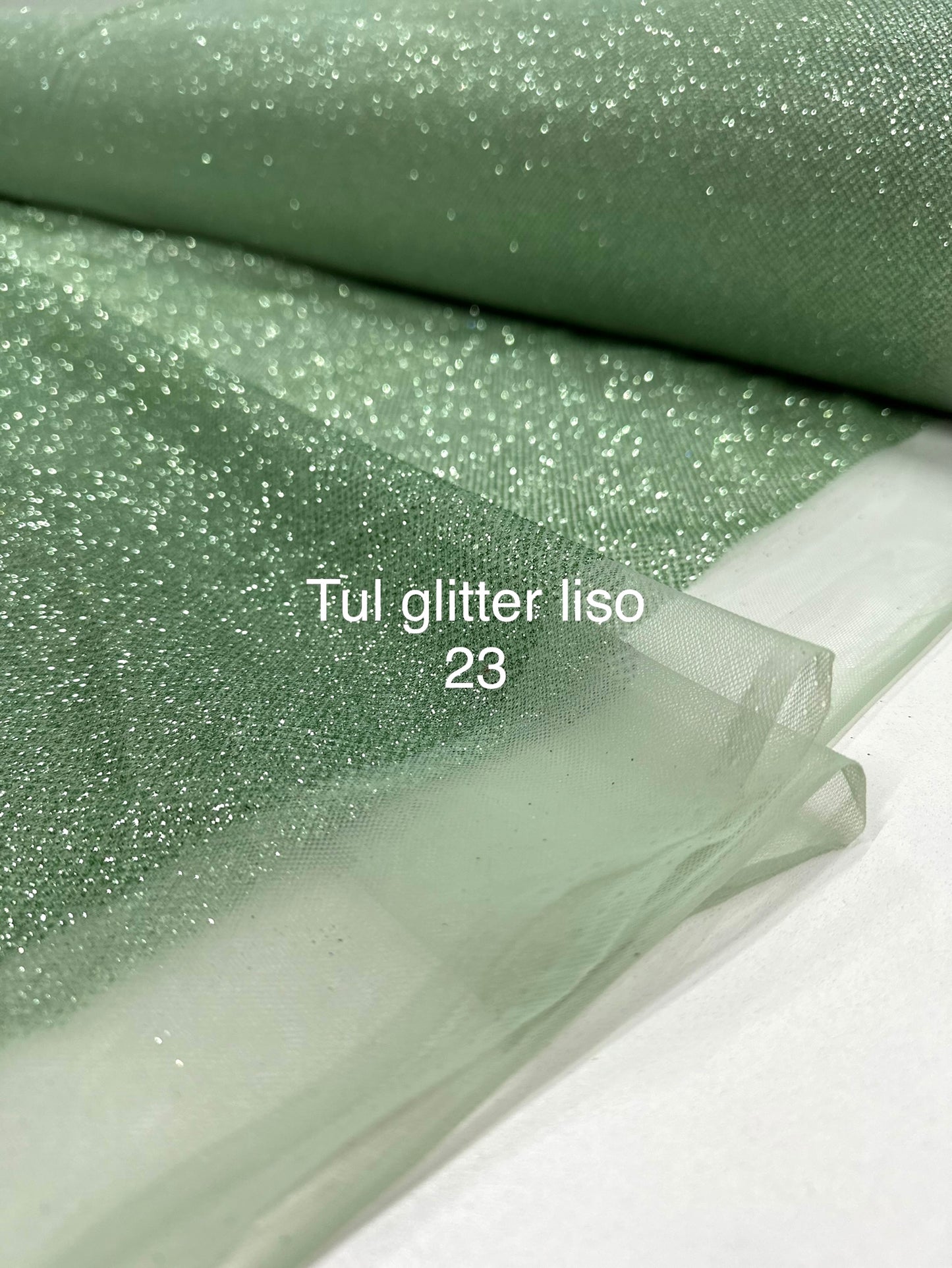 Tul Glitter liso 23