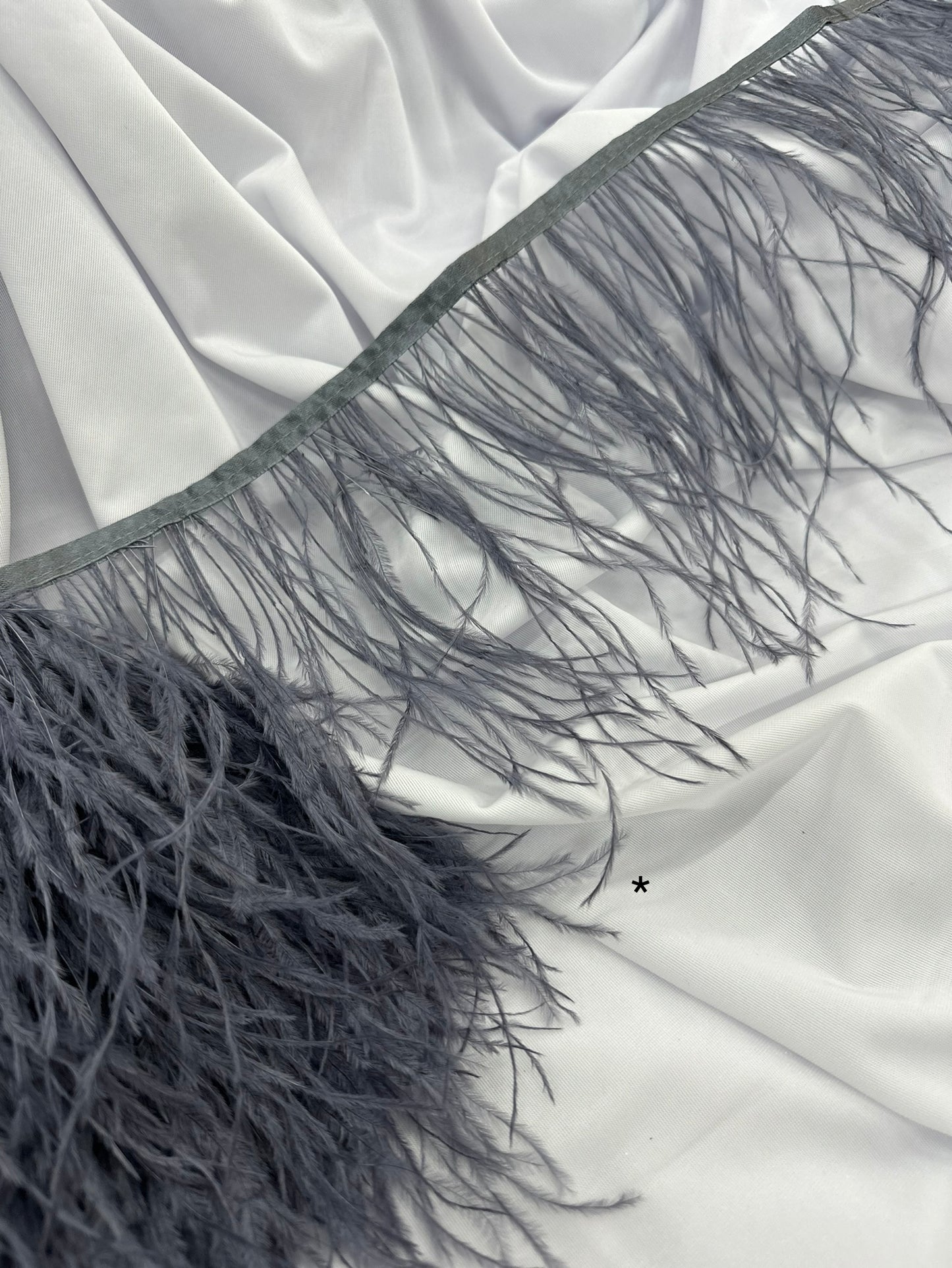 Plumas de avestruz 10cm largo