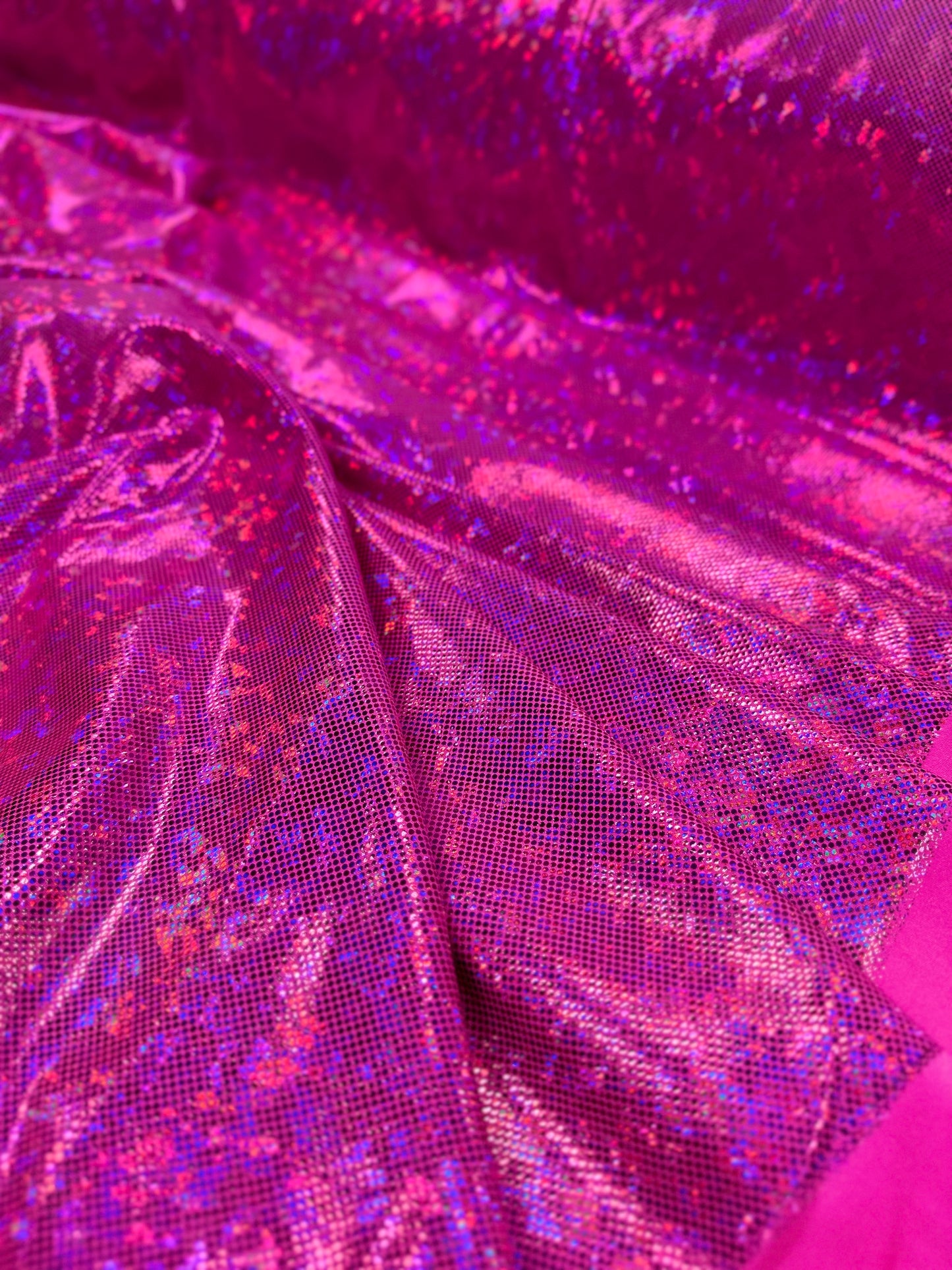 Licra de holograma Rosa