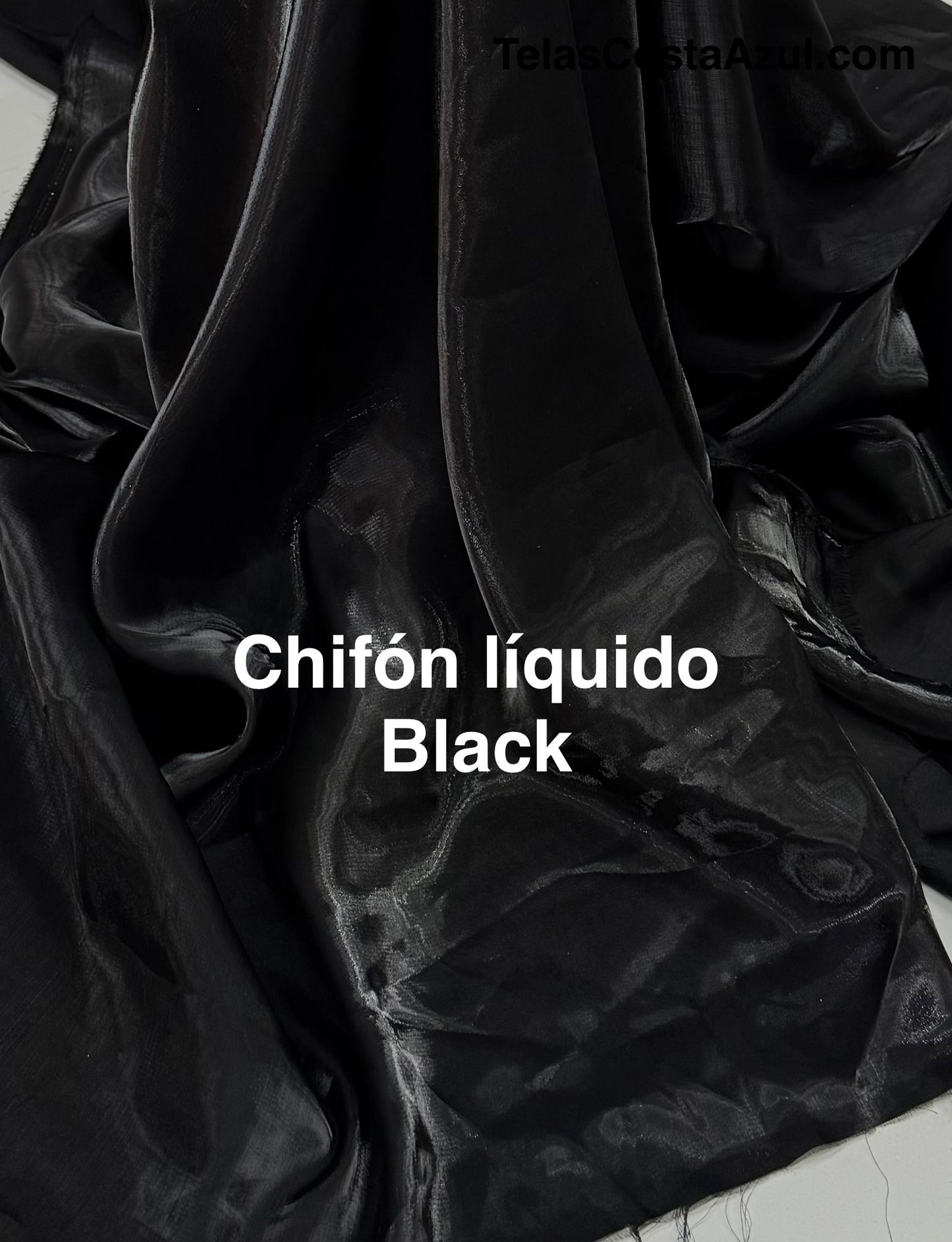 Chifón líquido Black