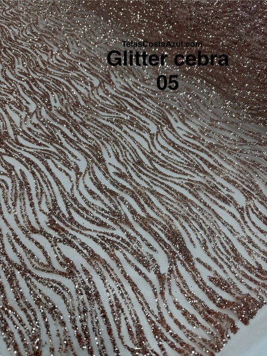Glitter cebra 05