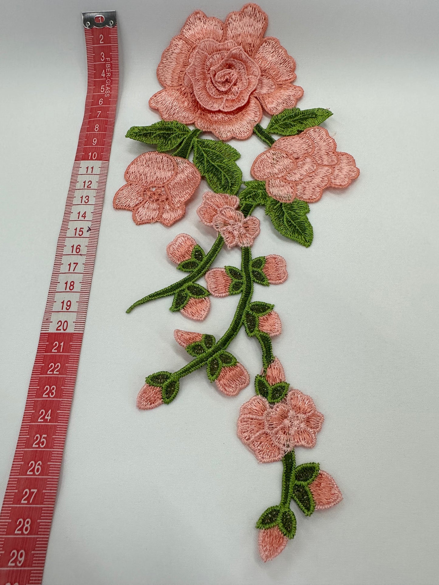 Pieza de flor durazno