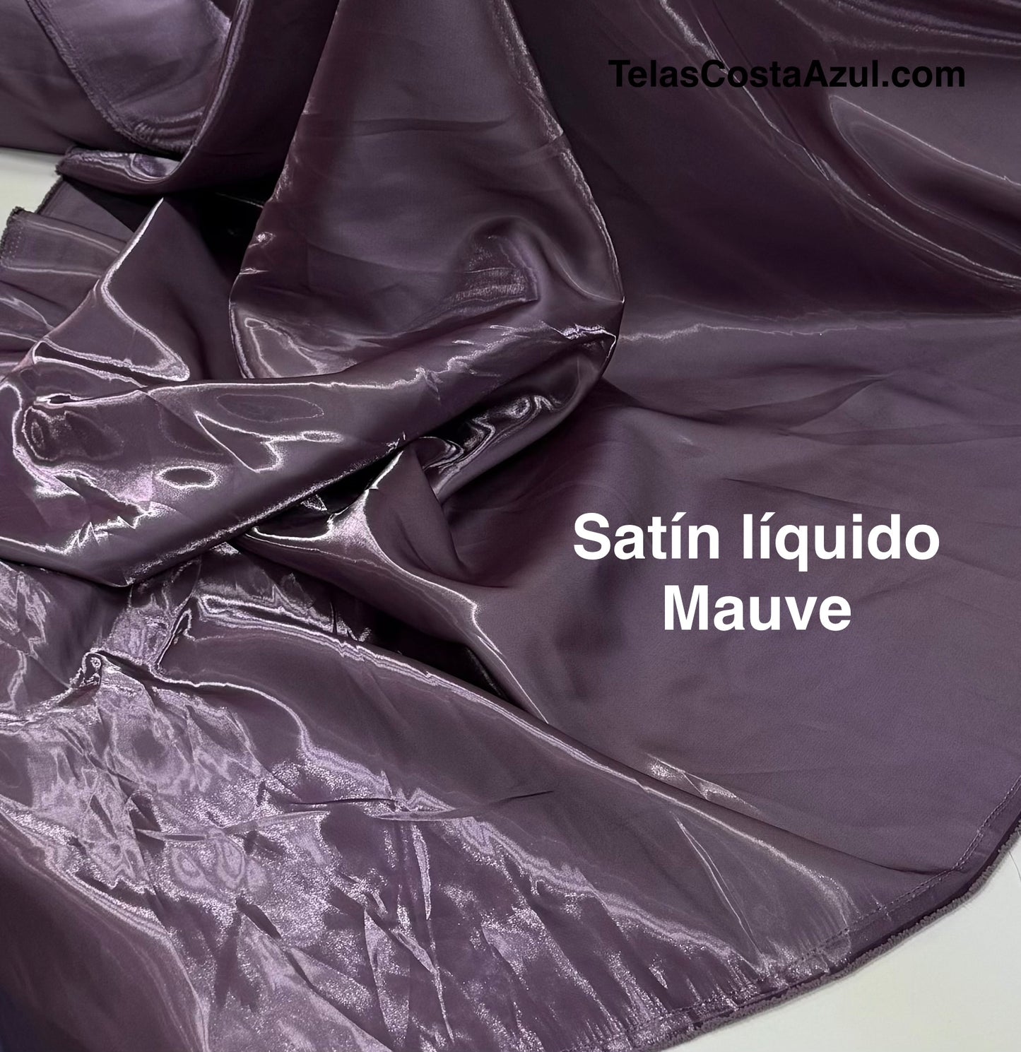 Satín líquido Mauve