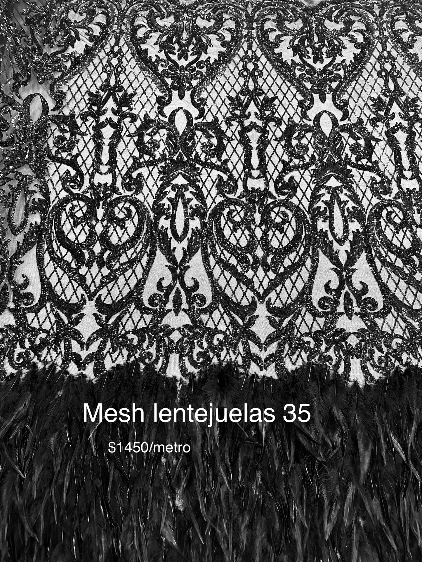 Mesh lentejuelas 35