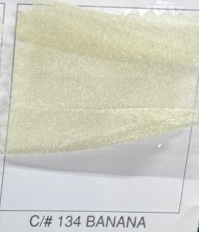 Organza satinada #134 Banana