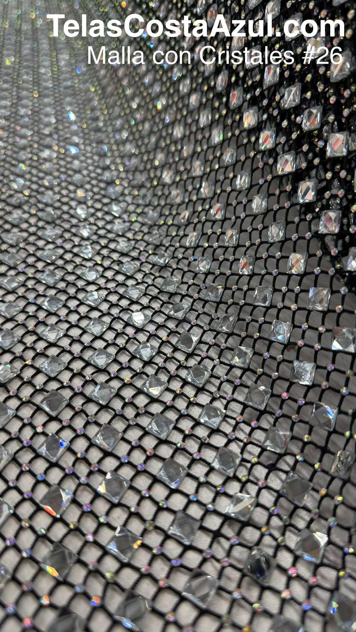 Malla con cristales 26