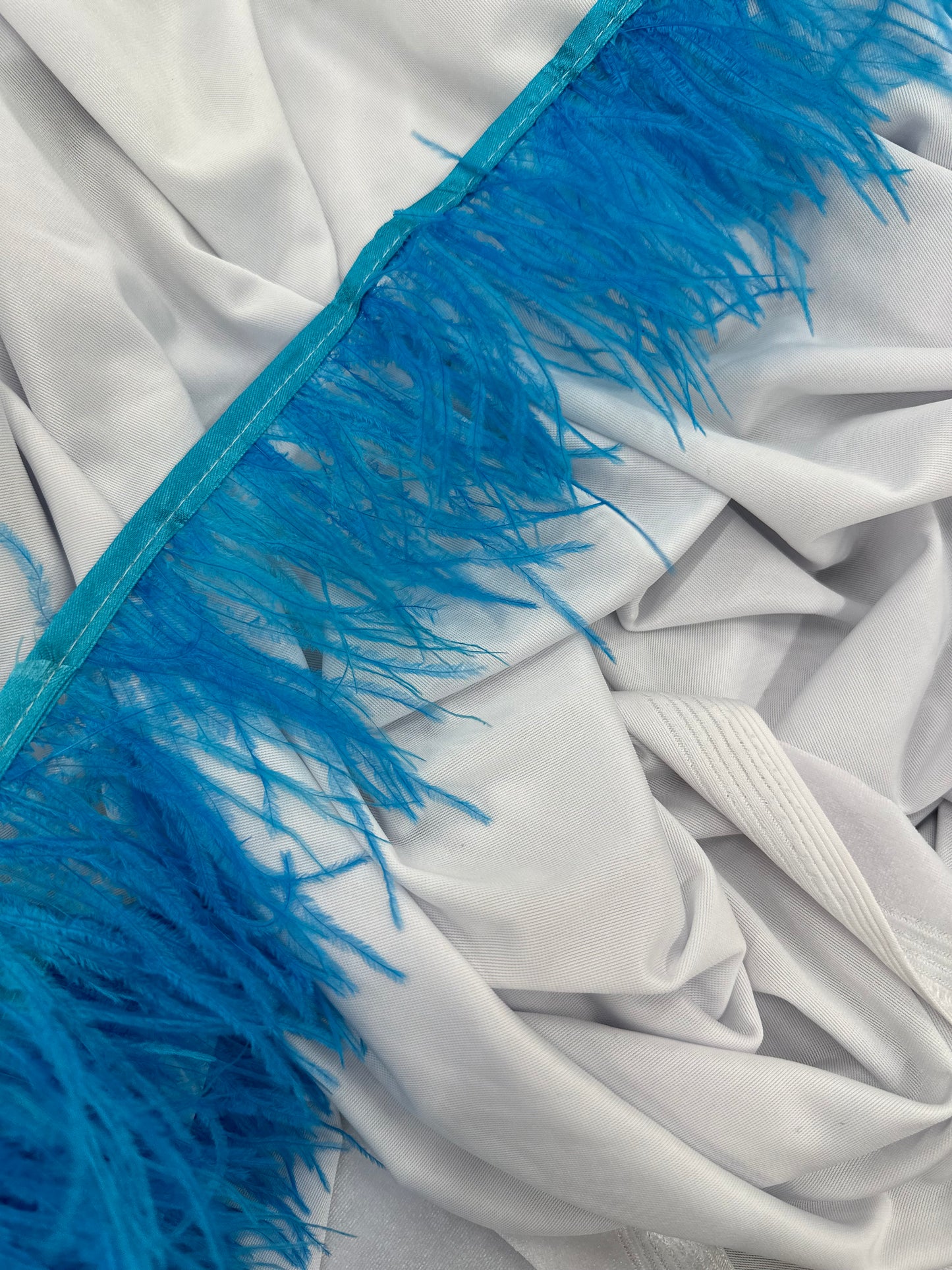 Plumas de avestruz 10cm largo