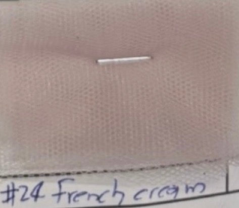 Tul italiano/óptico #24 French Cream