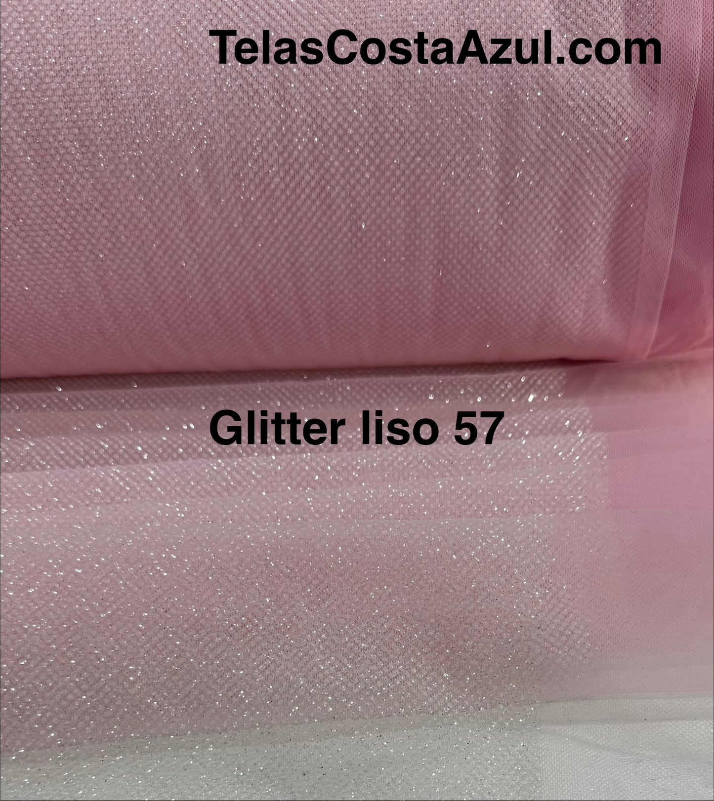 Tul glitter liso 57