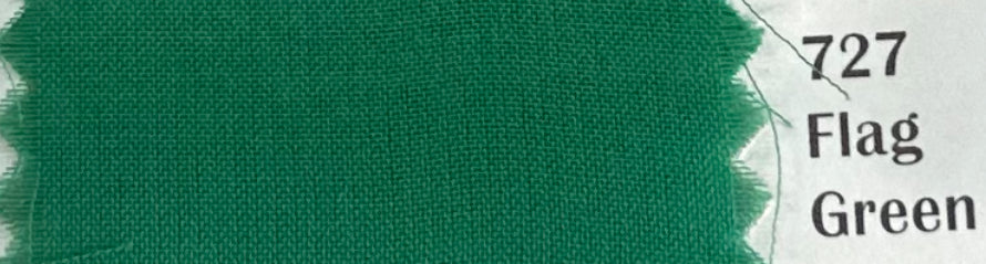 Chifón mate 727 Flag green