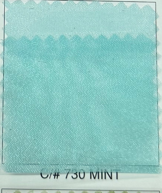 Organza satinada #730 Mint