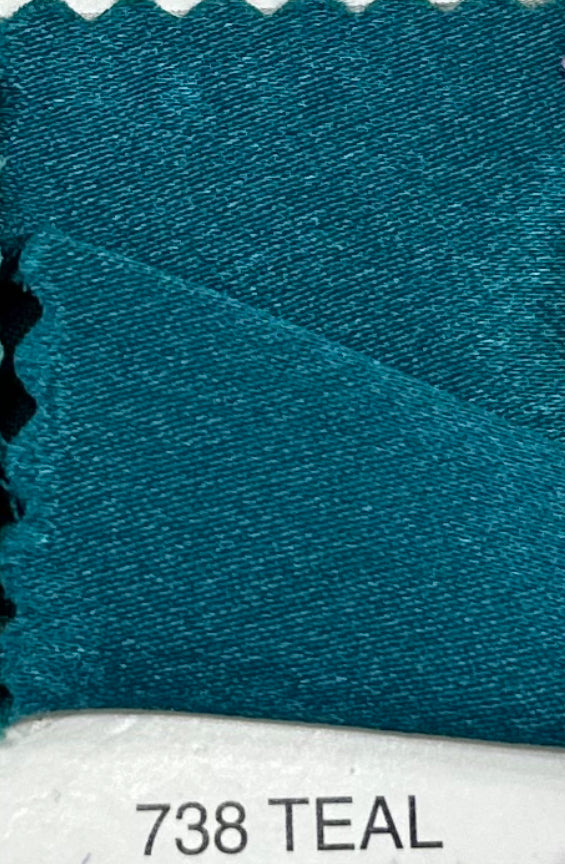Crepé satinado 738 Teal