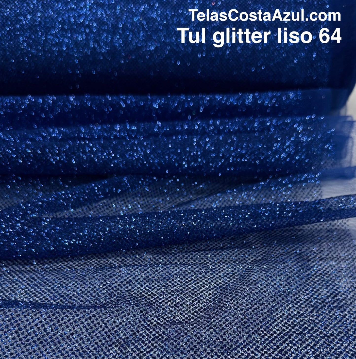 Tul Glitter liso 64