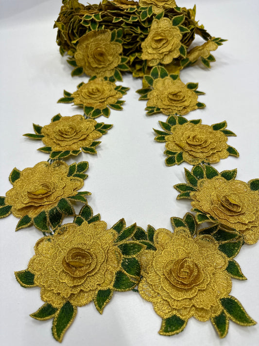 Guía de flores oro fuerte