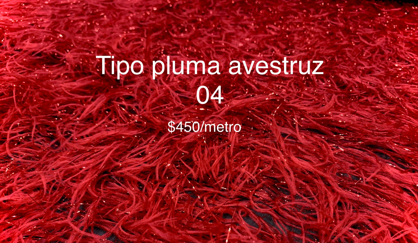 Tipo pluma avestruz 04