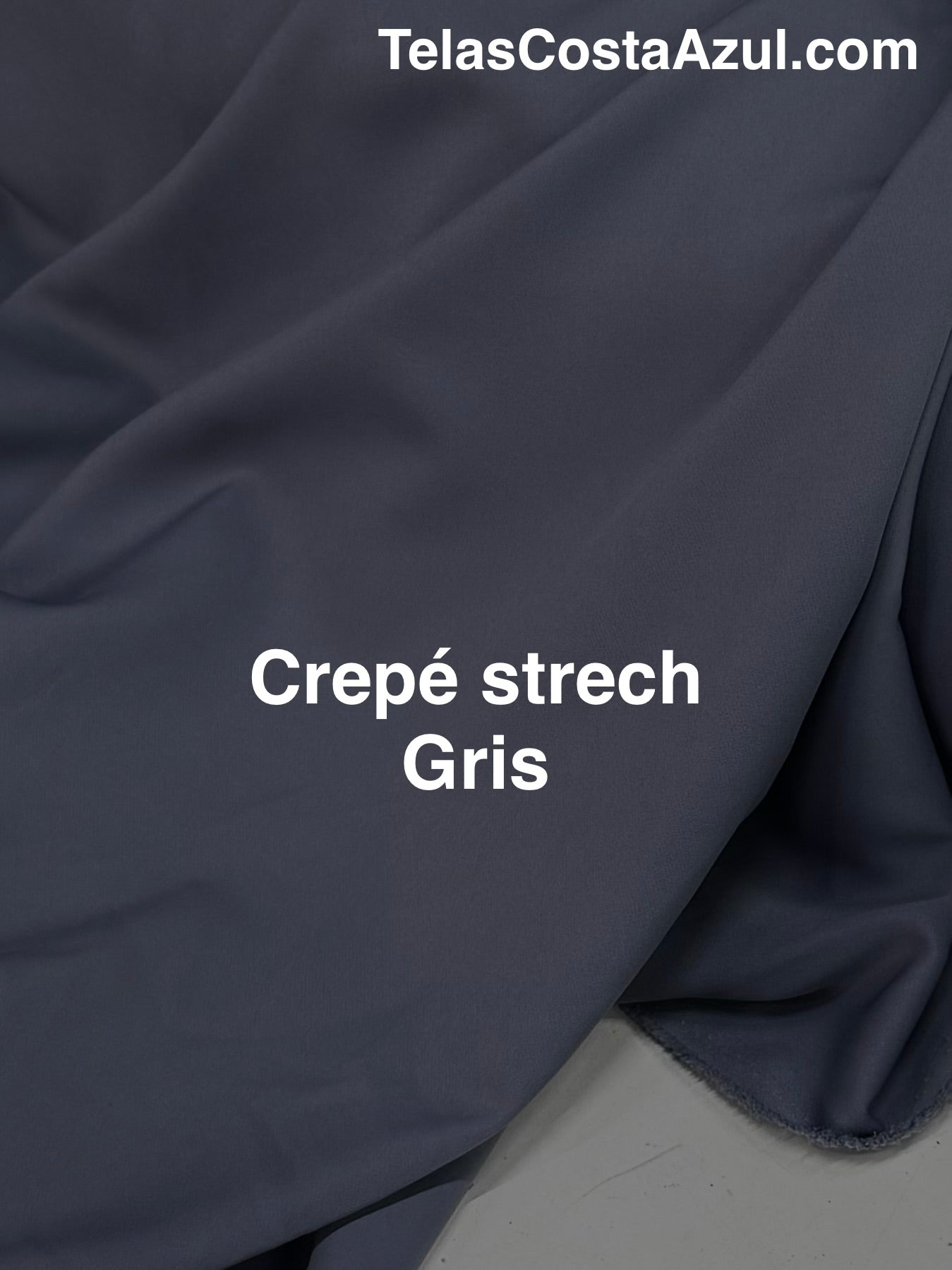 Crepé strech Gris