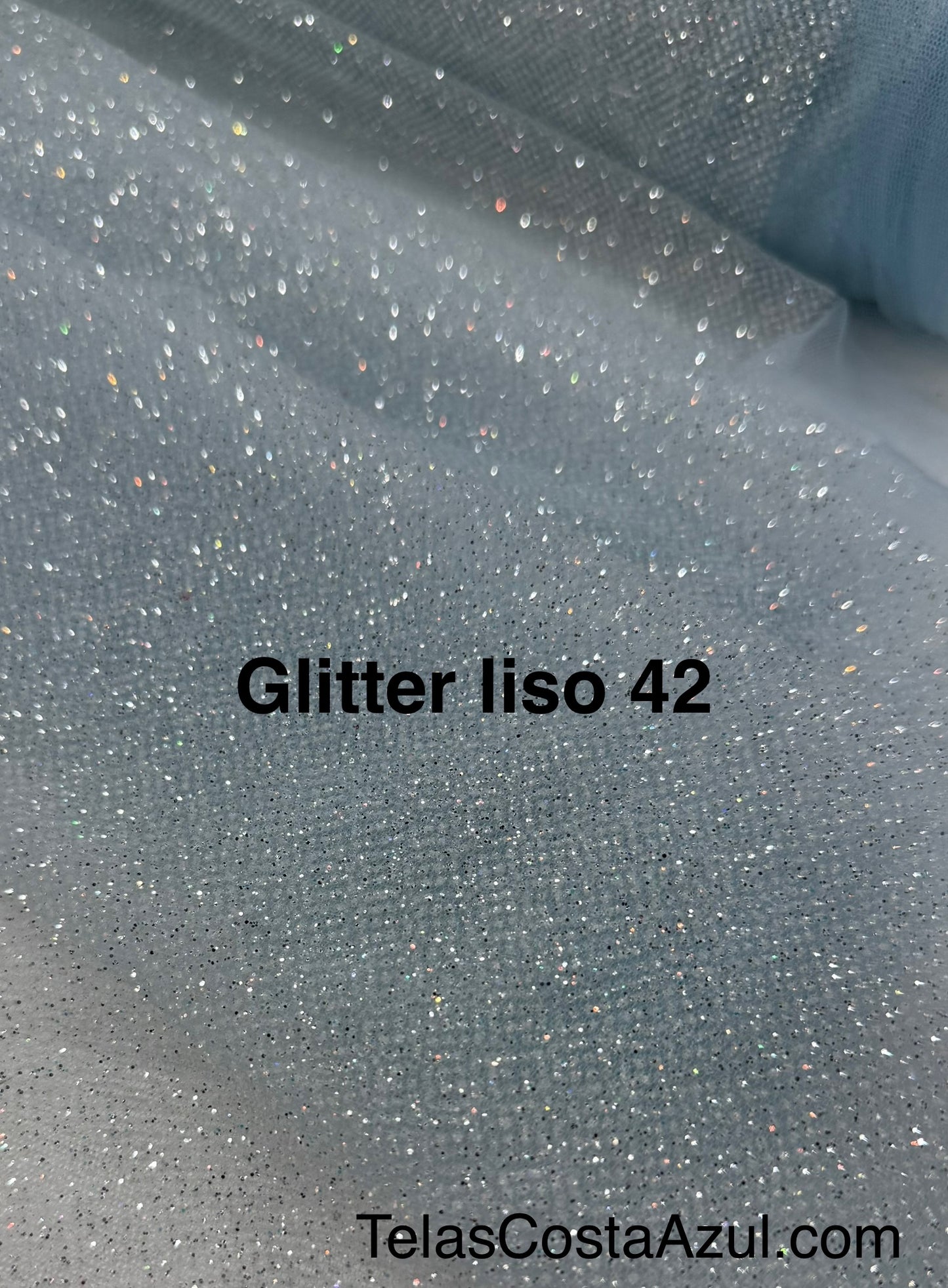 Tul glitter liso 42