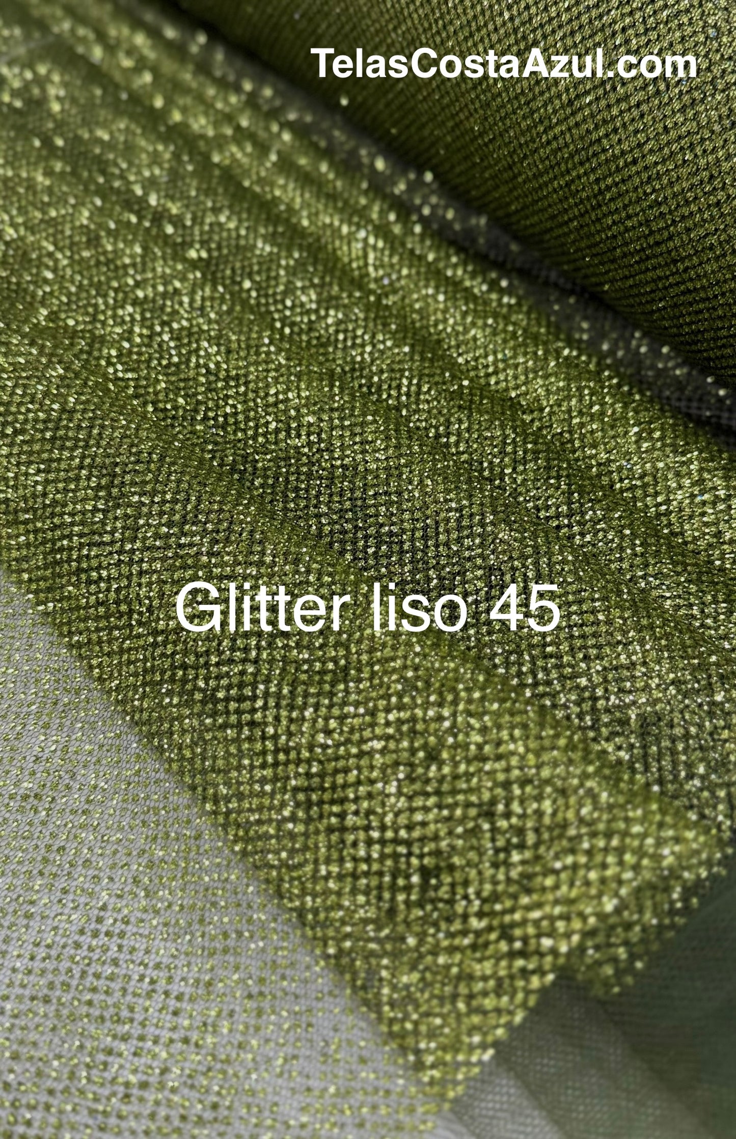Tul glitter liso 45