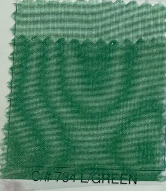Organza satinada #734 L/Green