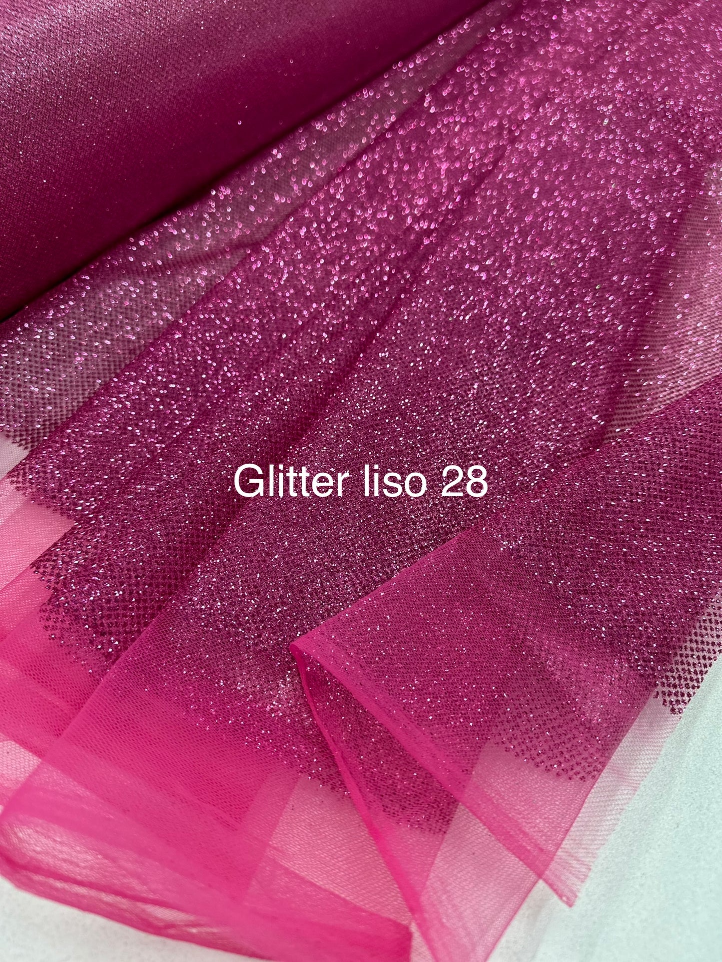 Tul Glitter liso 28