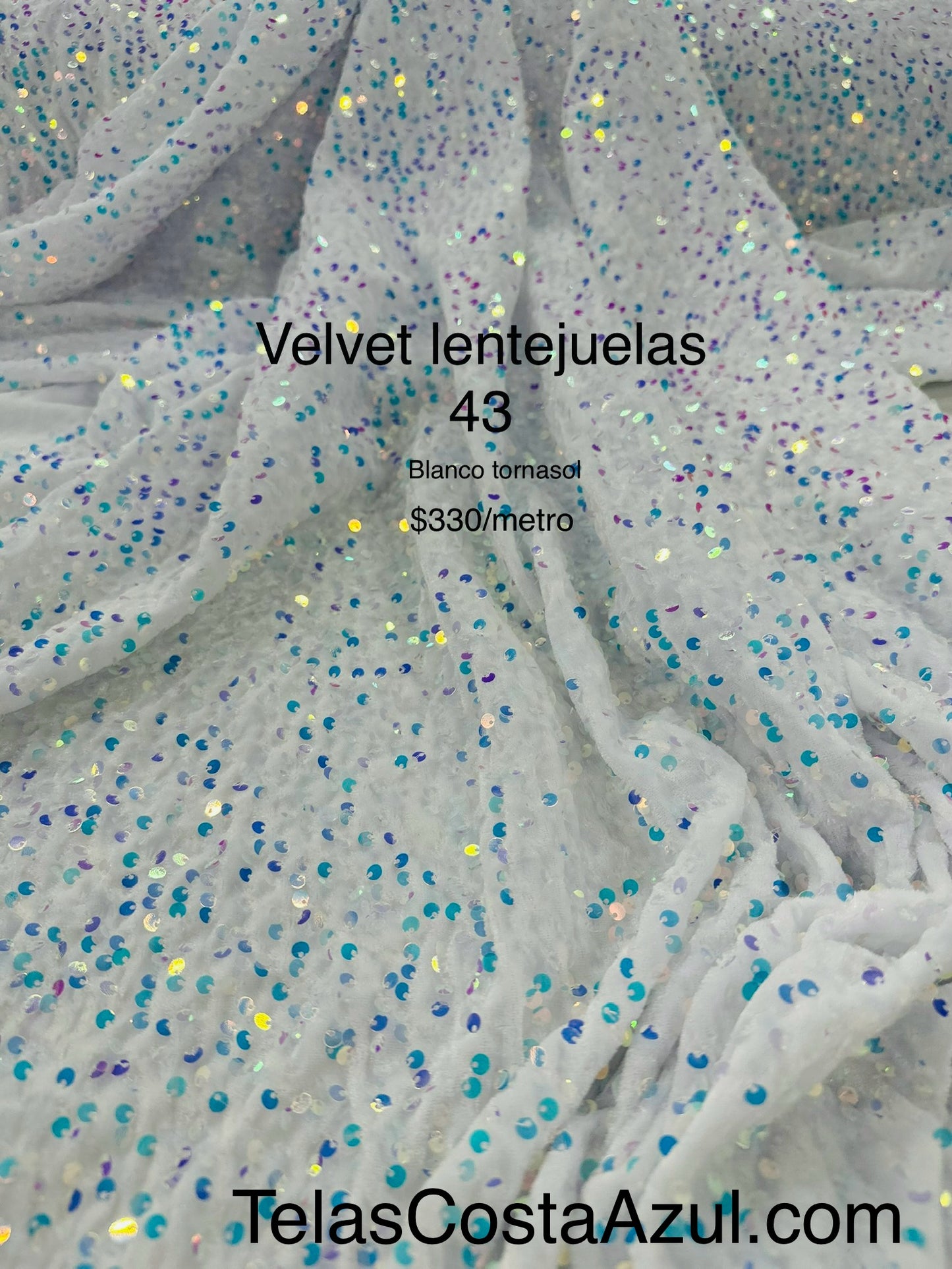 Velvet con lentejuelas 43