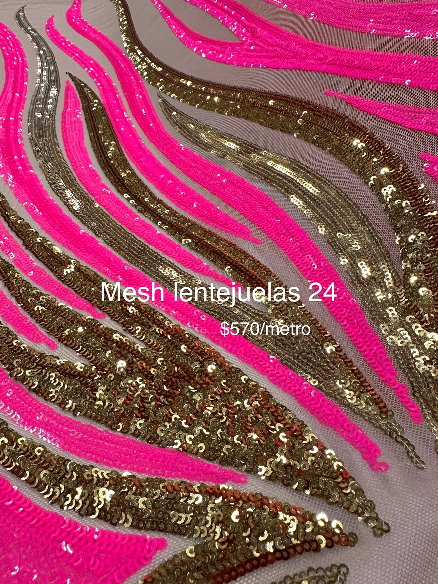 Mesh lentejuelas 24