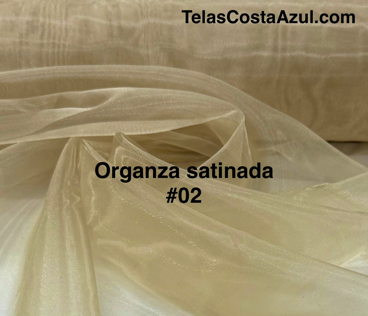 Organza satinada #02 Oro