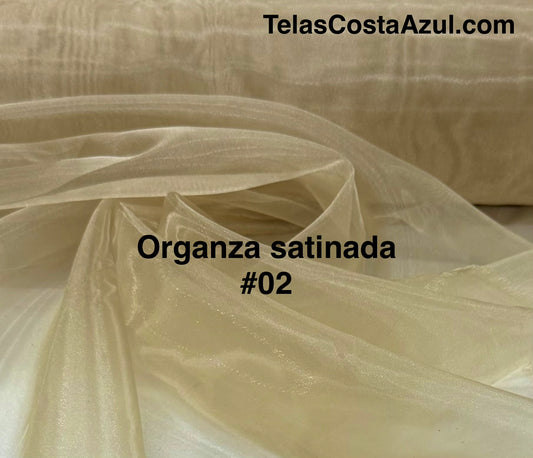 Organza satinada #02 Oro