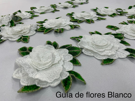 GUÍA DE FLORES BLANCO