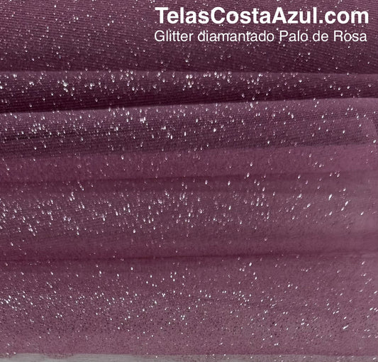 Glitter diamantado Palo de Rosa